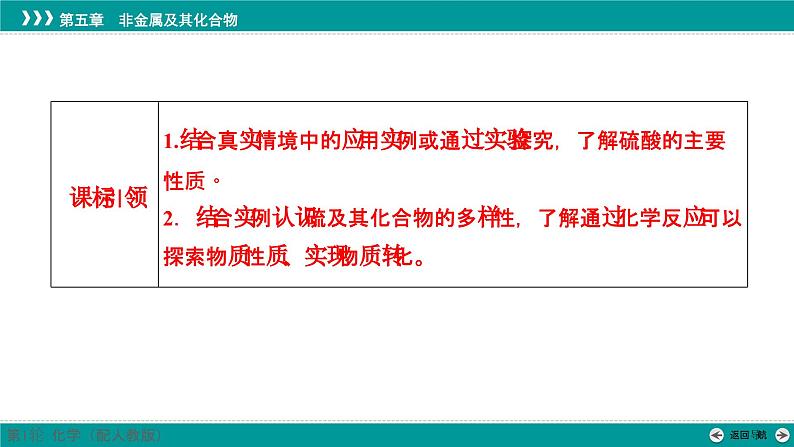 第五章  第二十讲　硫酸　含硫物质之间的转化-2025年高考化学一轮总复习课件02