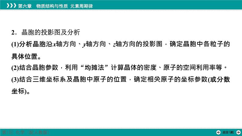 第六章  素能提升11　坐标参数和投影图的分析及应用-2025年高考化学一轮总复习课件第7页