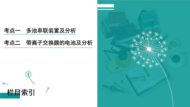 第七章  第34讲　多池(或多室)电化学装置及分析-2025年高考化学一轮总复习课件03