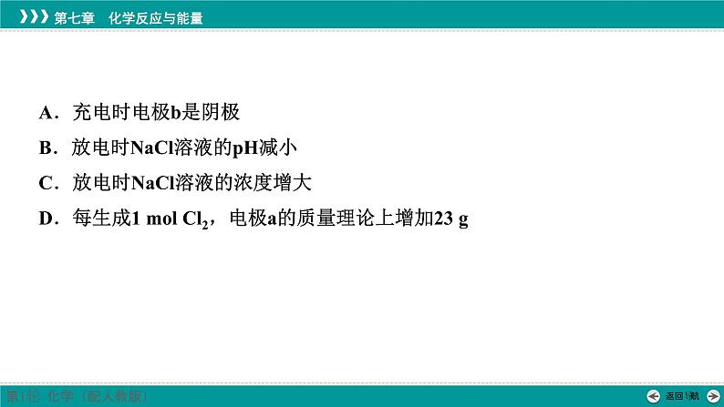 第七章  素能提升12　新型化学电源及分析-2025年高考化学一轮总复习课件05