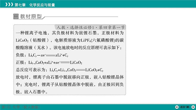 第七章  教考衔接1　锂离子电池模型及应用-2025年高考化学一轮总复习课件02