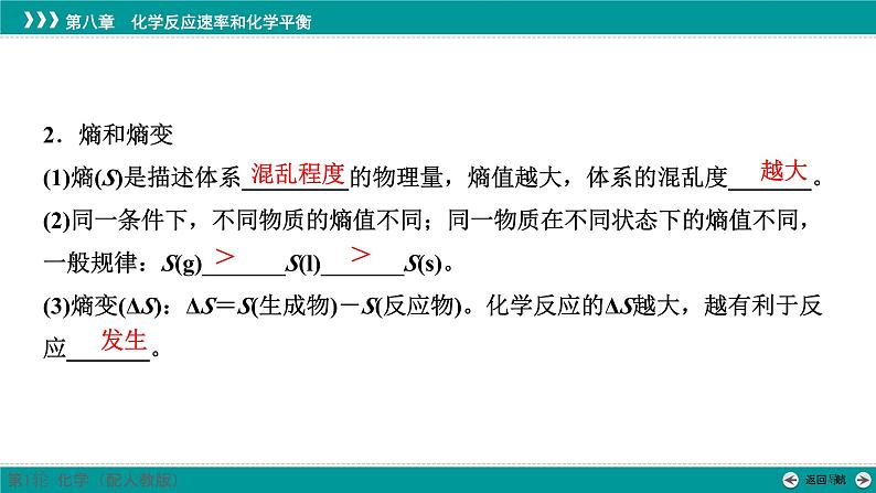 第八章  第38讲　化学反应的方向与调控-2025年高考化学一轮总复习课件第5页