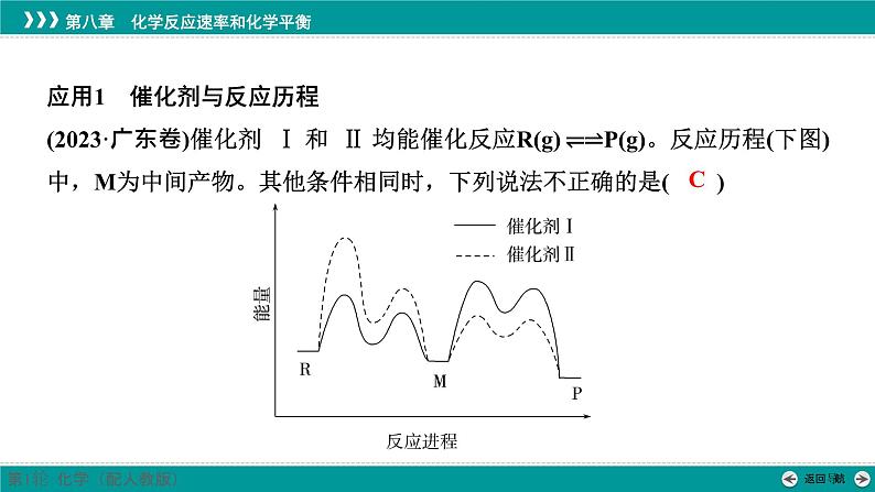 第八章  教考衔接3　化学反应机理及分析-2025年高考化学一轮总复习课件05