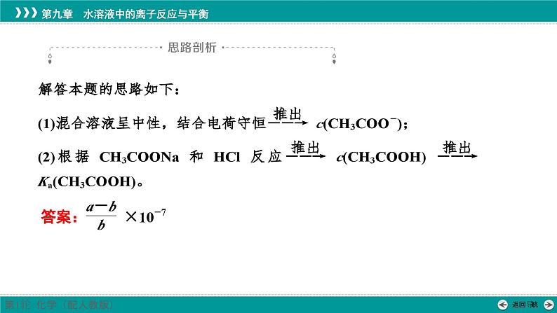 第九章  素能提升14　电离平衡常数的计算及应用-2025年高考化学一轮总复习课件第4页