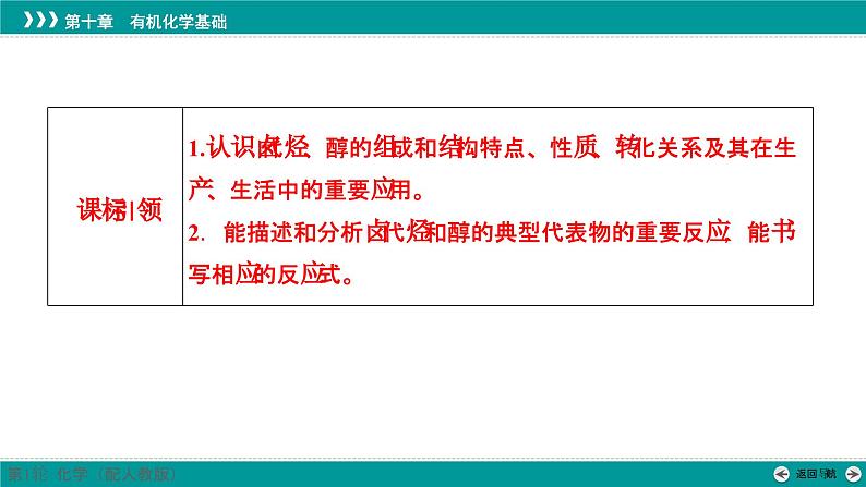 第十章  第49讲　卤代烃和醇-2025年高考化学一轮总复习课件第2页