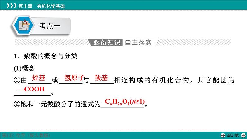 第十章  第51讲　羧酸及其衍生物-2025年高考化学一轮总复习课件第4页