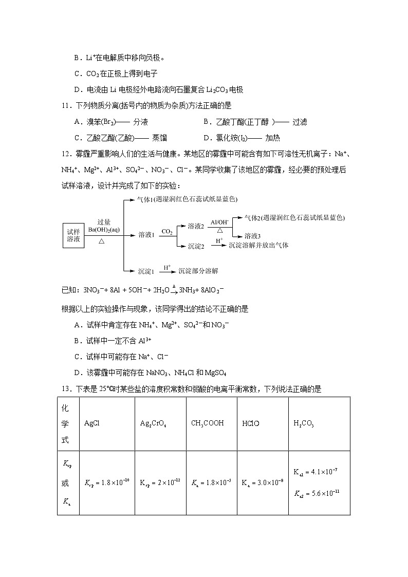 福州高级中学2023-2024学年第二学期期末考试_1409816258369024_425第3页