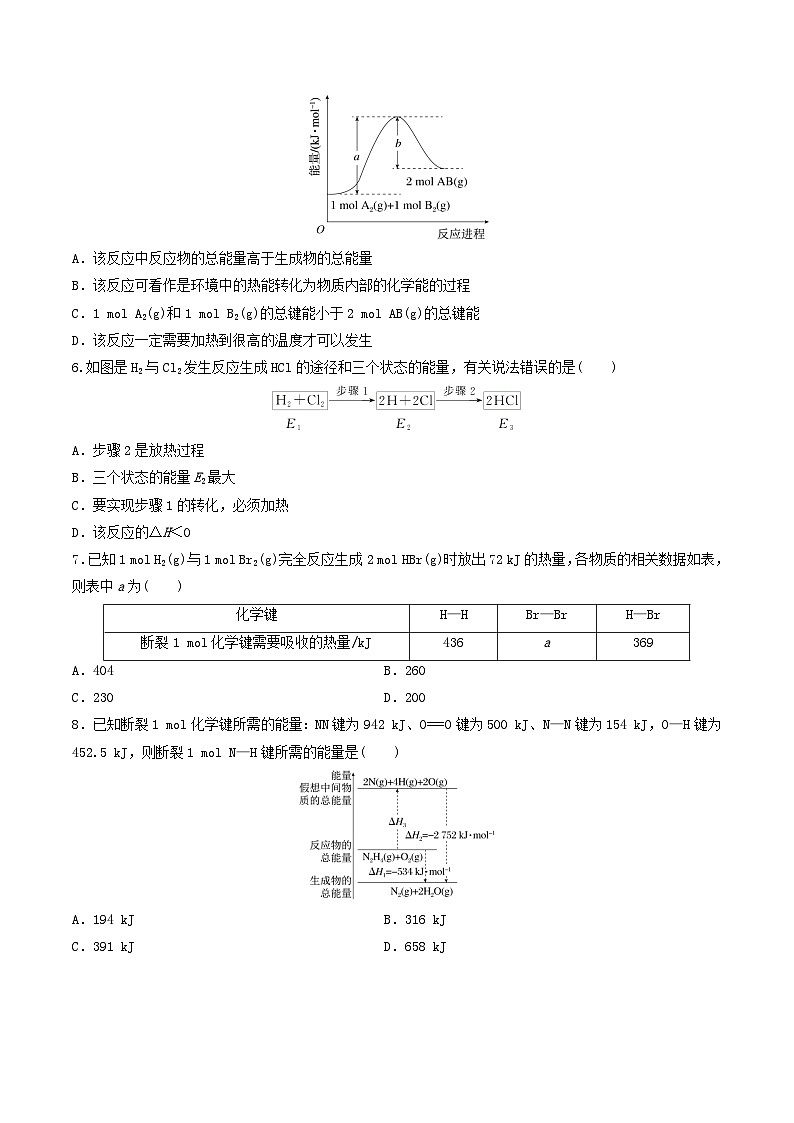 【沪科版】选择性必修一化学  1.1化学反应与能量变化 (课件+练习）02