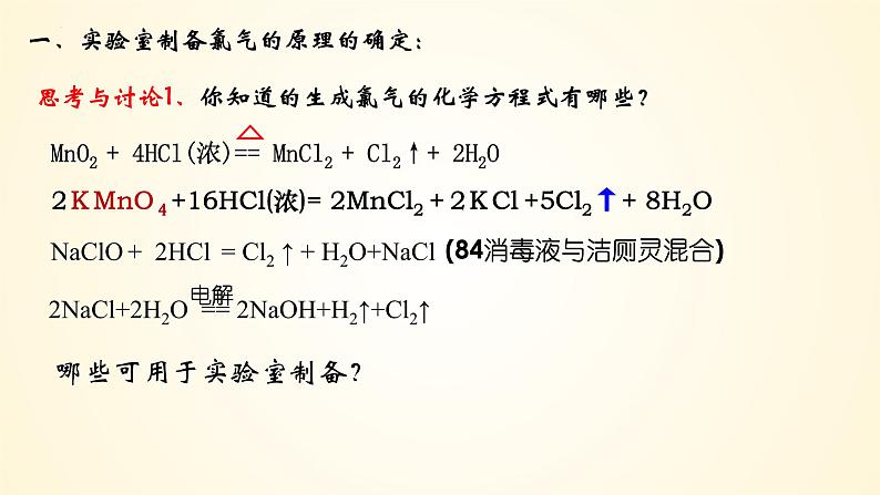 高中化学人教版（2019）必修第一册2-2-2氯气的实验室制备精美课件第4页