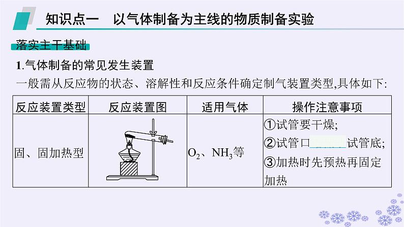 适用于新高考新教材浙江专版2025届高考化学一轮总复习第10章化学实验课件打包12套新人教版03