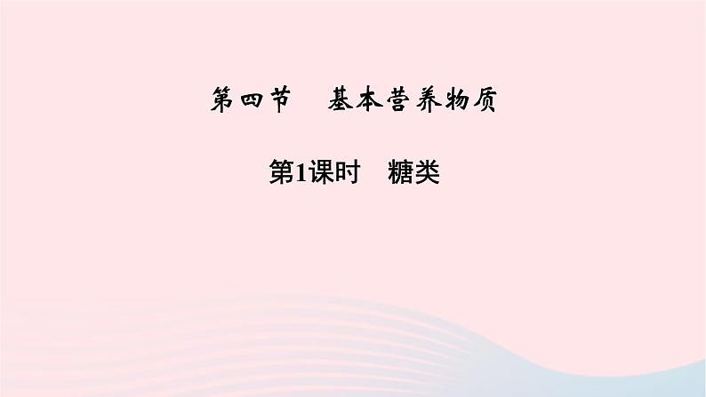 高中化学人教版（2019）必修第二册7-4-1糖类课件第2页