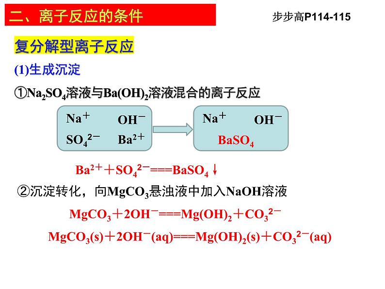 2024-2025学年鲁科版新教材选择性必修一 第3章第4节 离子反应（第1课时） 课件04