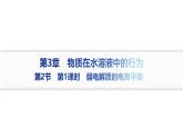 2024-2025学年鲁科版新教材选择性必修一 第3章第2节 弱电解质的电离盐类的水解（第1课时） 课件