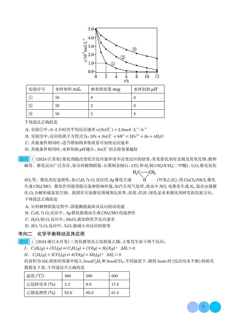 化学反应速率与化学平衡（学生版）第2页