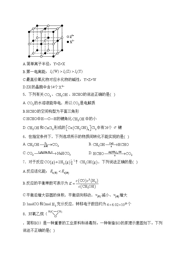 江苏省扬州市高邮市2023-2024学年高二下学期5月月考化学试卷(含答案)第2页