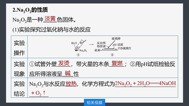 第二章　第一节　第2课时　氧化钠和过氧化钠-人教版高一化学必修一课件（含练习）06