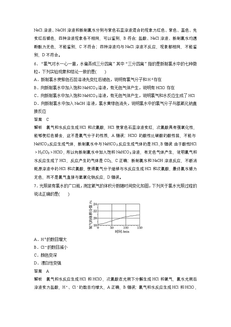 第二章　阶段重点突破练(三)-人教版高一化学必修一课件（含练习）03