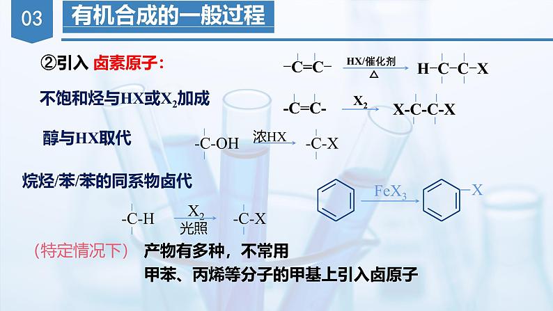 沪科版化学选择性必修三  5.1有机合成初步（课件+分层练习）08