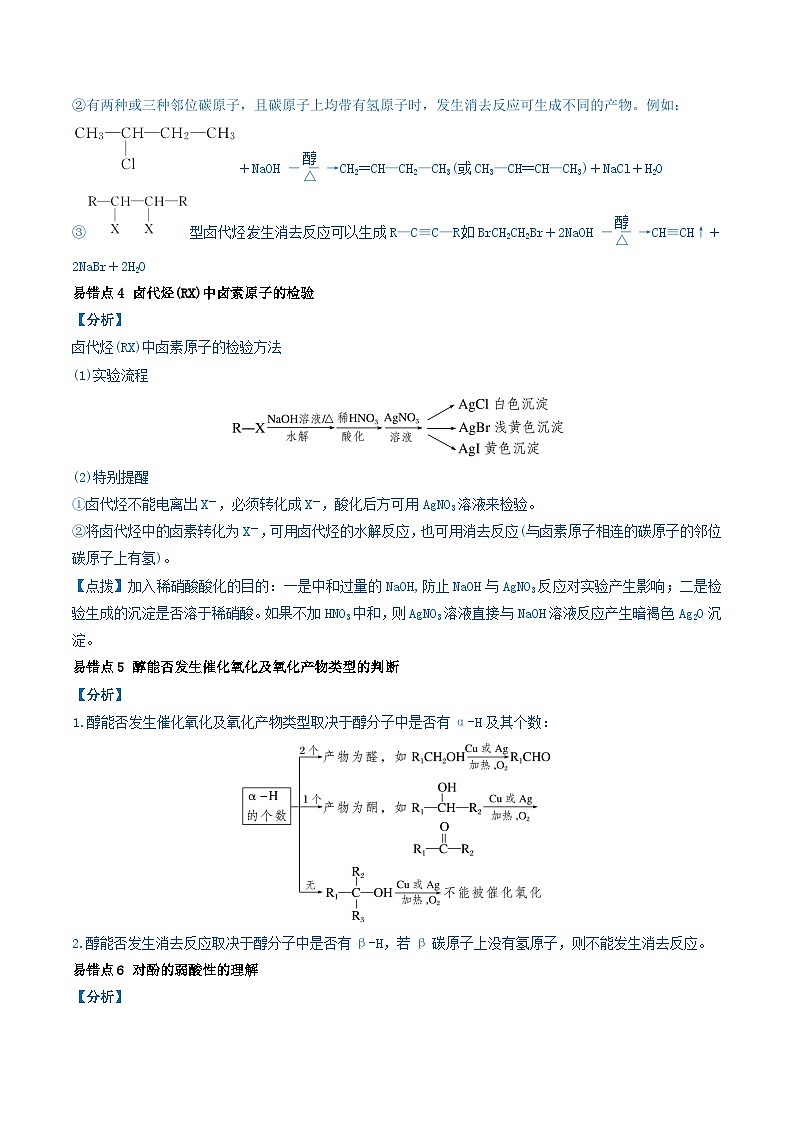 全国通用备战2024年高考化学易错题精选类型14常见有机物的结构与性质9大易错点教师版第3页