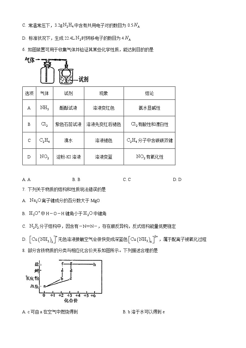 2024海南省海南华侨中学高三下学期三模试题化学含解析02