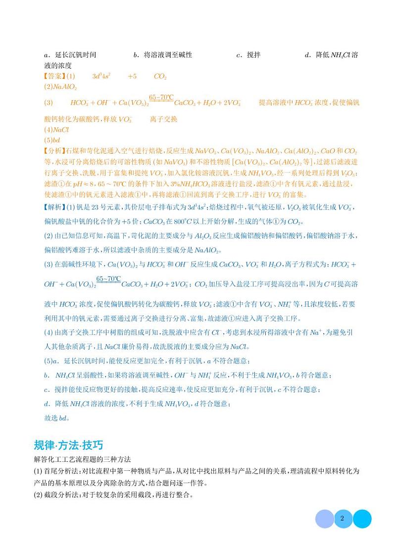 热点金属（V、Cr、Mn、Co、Ni）及其化合物的制备和性质（解析版）第2页