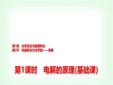 鲁科版高中化学选择性必修第一册第1章第3节第1课时电解的原理基础课课件