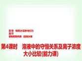 鲁科版高中化学选择性必修第一册第3章第2节第4课时溶液中的守恒关系及离子浓度大小比较能力课课件