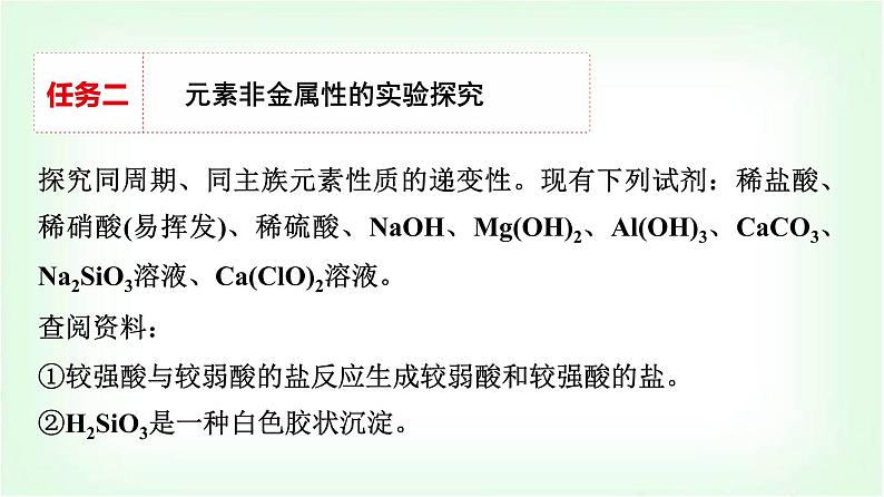 人教版高中化学必修第一册第4章情境活动课课题4探究元素周期表和周期律应用课件第5页