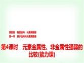 人教版高中化学必修第一册第4章第1节第4课时元素金属性、非金属性强弱的比较能力课课件