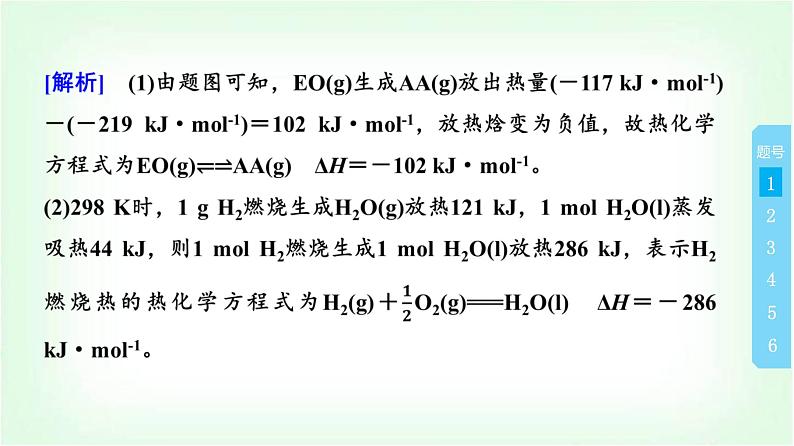 人教版高中化学选择性必修1第1章真题实训课课件第4页