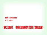 人教版高中化学选择性必修1第4章第2节第2课时电解原理的应用基础课课件