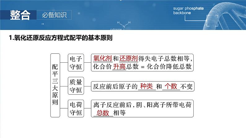 2025年高考化学大一轮大单元一　第一章　第四讲　氧化还原反应方程式的配平及计算（课件+讲义+练习）07