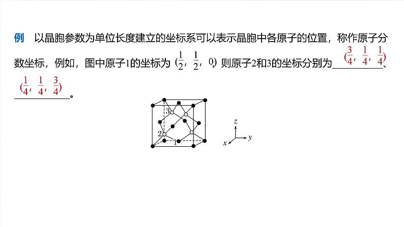 大单元三　第九章　热点强化15　原子分数坐标、投影图第5页