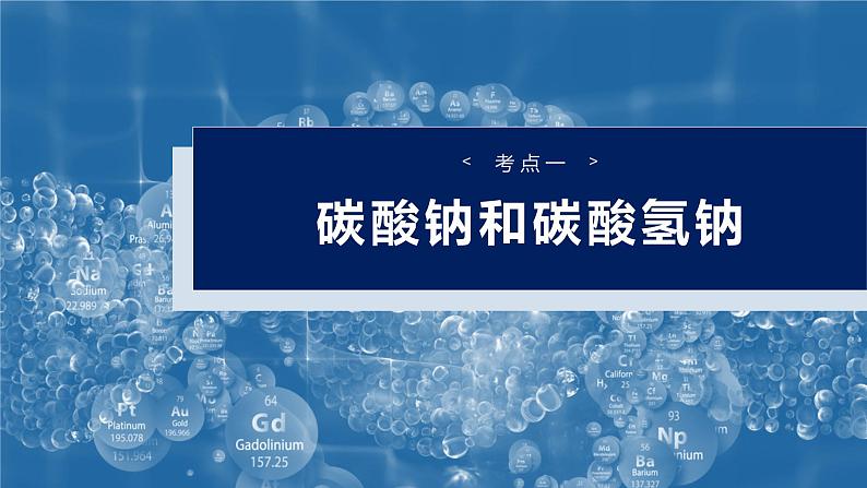 大单元二　第四章　第11讲　碳酸钠和碳酸氢钠　钠及其化合物的相互转化第6页