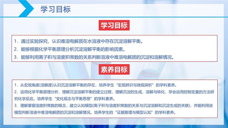 【核心素养目标】人教版 化学选择性必修一 3.4 沉淀溶解平衡（第1课时 难溶电解质的沉淀溶解平衡）课件02