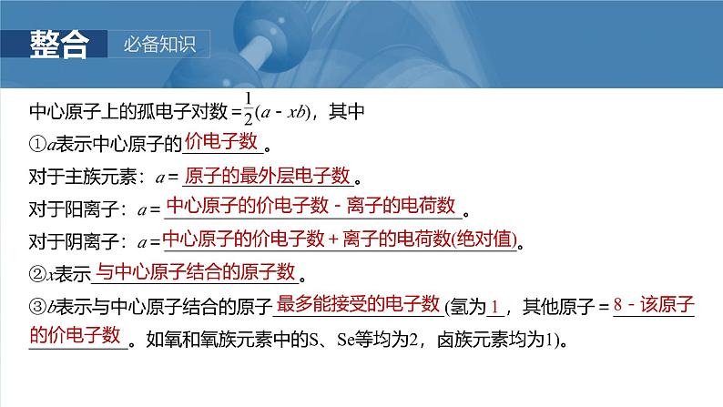 大单元三 第八章 第34讲 价层电子对互斥模型、杂化轨道理论及应用-2025年高考化学大一轮复习（人教版）【配套PPT课件】第4页