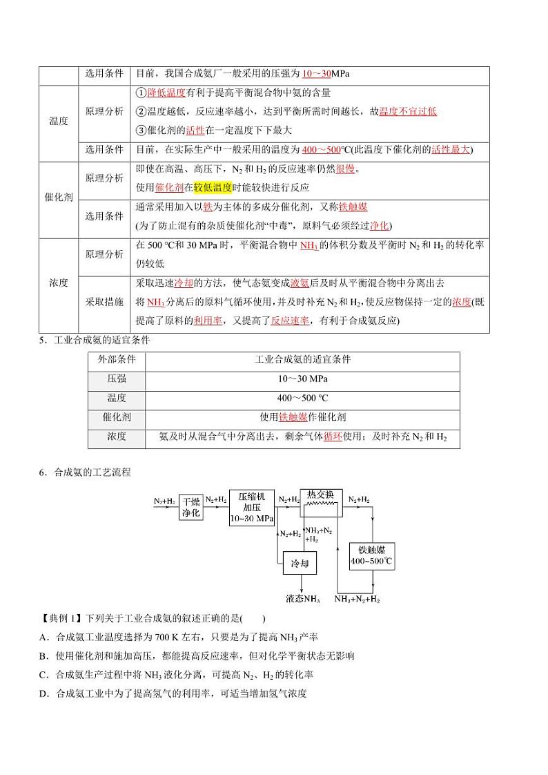 2.4 化学反应的调控（知识解读）（教师版） 2024-2025学年高二化学同步教学知识解读与分层特训（人教版2019选择性必修1）第3页