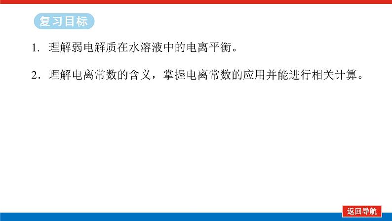 2025届高中化学全程复习构想课件全套48弱电解质的电离平衡02