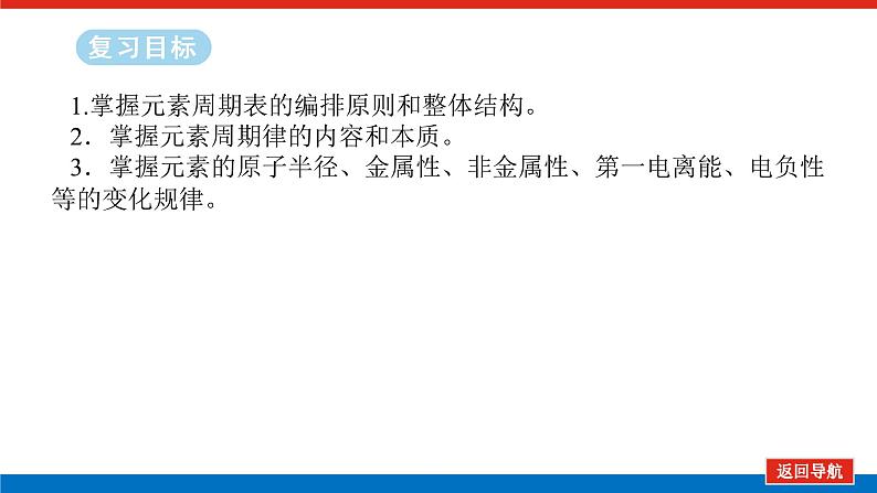 2025届高中化学全程复习构想课件全套26元素周期表、元素的性质02