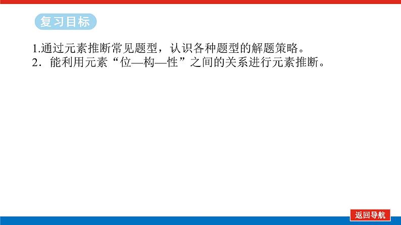 2025届高中化学全程复习构想课件全套27元素的综合推断第2页