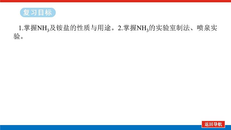 2025届高中化学全程复习构想课件全套22氨和铵盐第2页