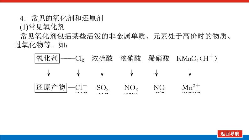 2025届高中化学全程复习构想课件全套04氧化还原反应的相关概念第8页