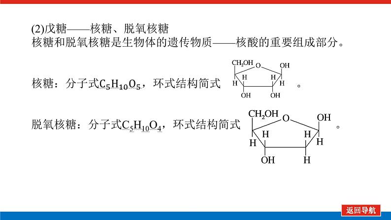 2025届高中化学全程复习构想课件全套62油脂　生物大分子07