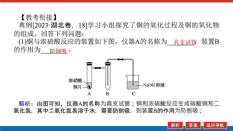 2025届高中化学全程复习构想课件全套70创新探究类综合实验08