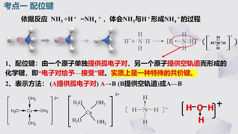 2025届高三化学人教版新高考一轮复习 配合物 课件02