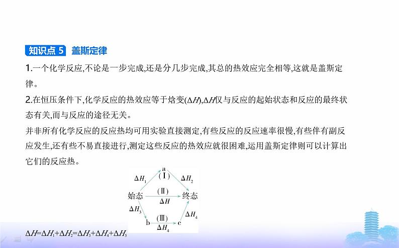 苏教版高中化学选择性必修1专题一化学反应与能量变化第一单元化学反应的热效应教学课件08