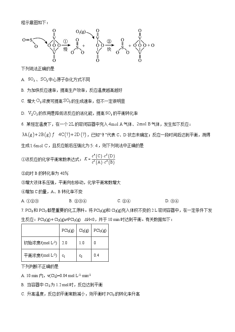 辽宁省部分名校2023-2024学年高三上学期适应性测试一化学试题（原卷版）第3页