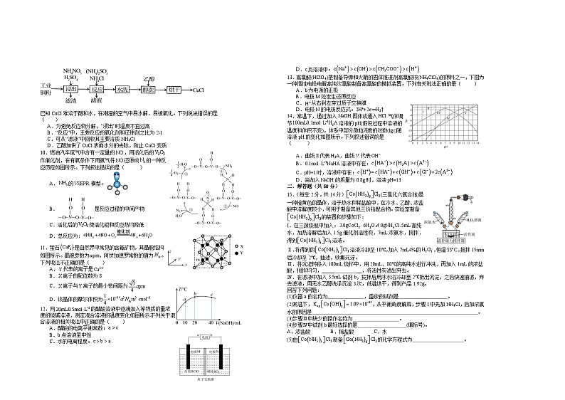 江西省宜春市上高县2024-2025学年高三上学期8月月考化学试题第2页
