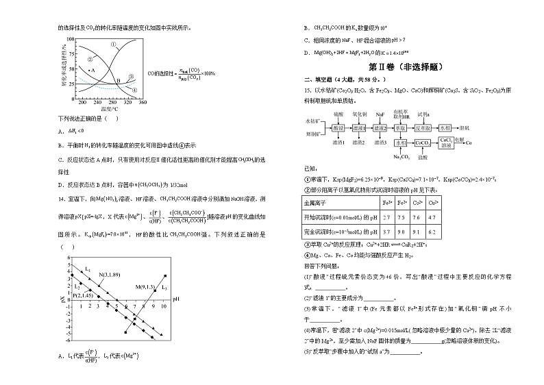 湖南省衡阳市衡阳县第四中学2024届高三下学期高考考前冲刺卷（三）化学试题第3页