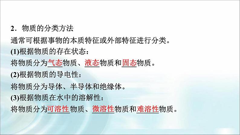 苏教版高中化学必修第一册专题一第一单元基础课时一物质的分类课件04